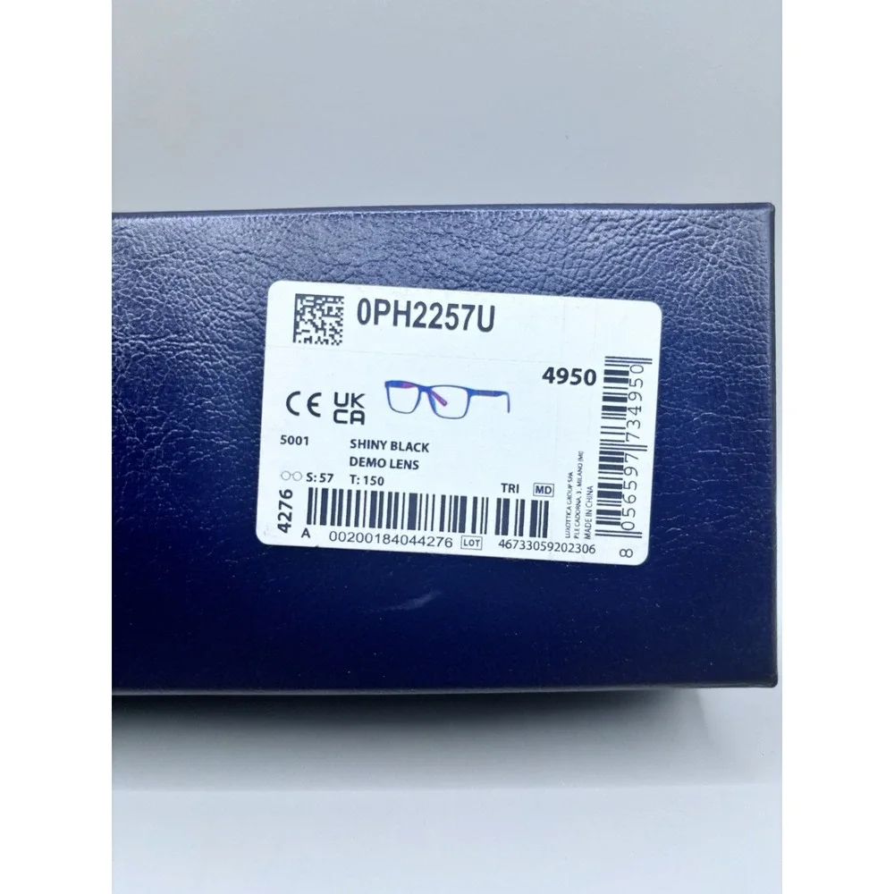 Polo Ralph Lauren PH2257U 5001 Black Hot Pink 57mm Eyeglass‎ Frames NIB